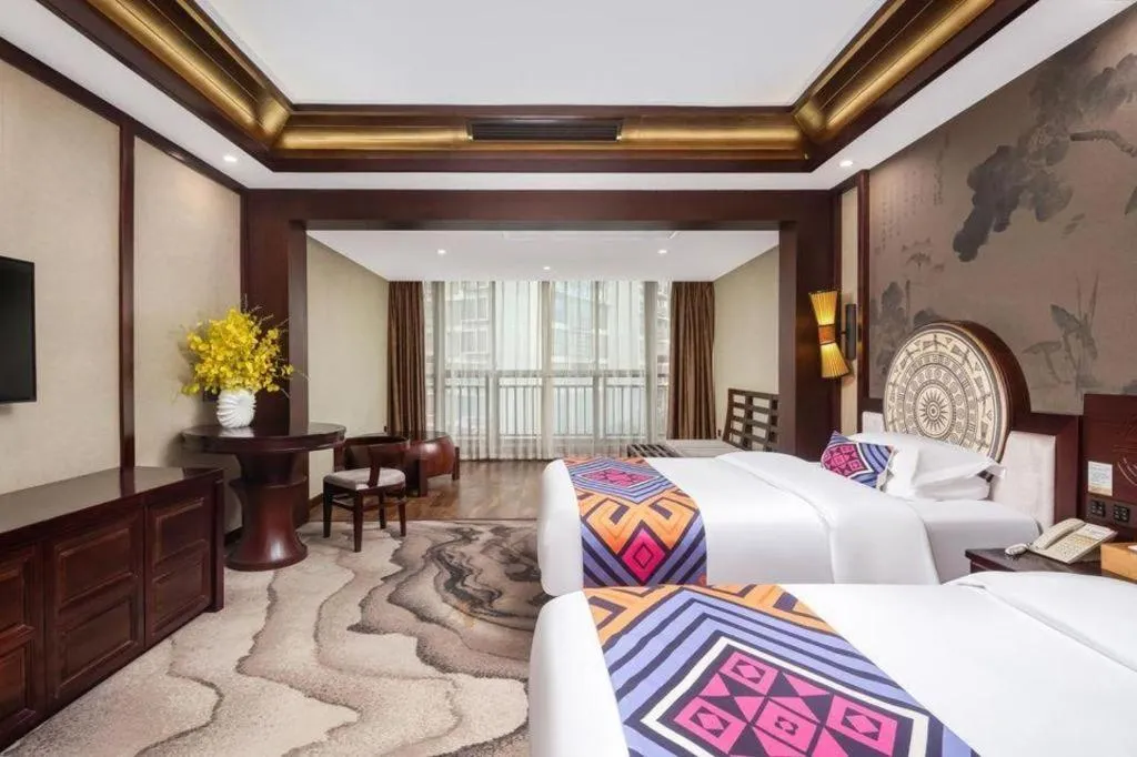 Bed in Immersing Hotels& Resort Guilin International Trade Exhibition Center