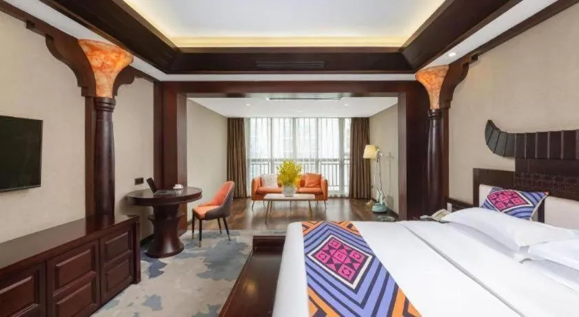 Bed in Immersing Hotels& Resort Guilin International Trade Exhibition Center