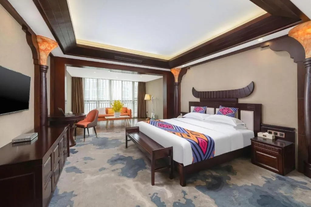 Bed in Immersing Hotels& Resort Guilin International Trade Exhibition Center