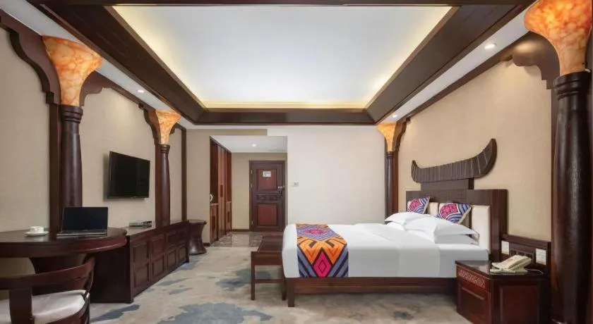 Bed in Immersing Hotels& Resort Guilin International Trade Exhibition Center