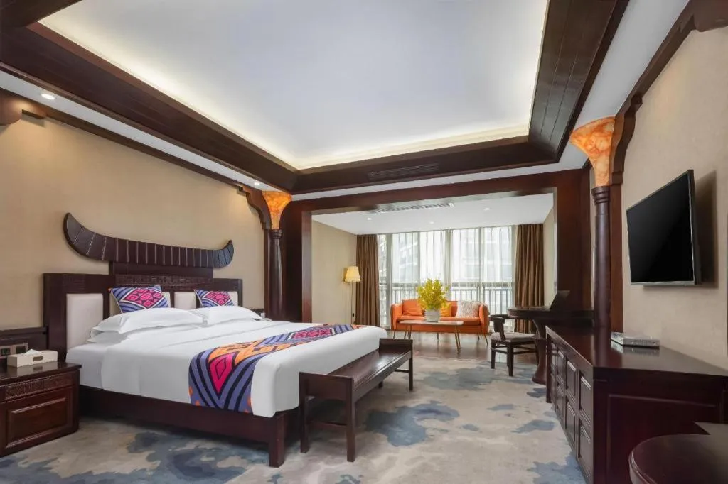 Bed in Immersing Hotels& Resort Guilin International Trade Exhibition Center