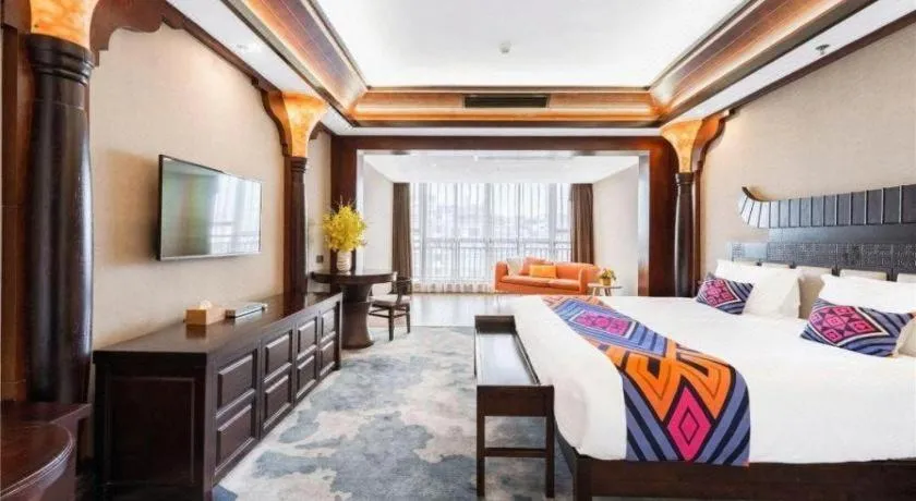 Bed in Immersing Hotels& Resort Guilin International Trade Exhibition Center