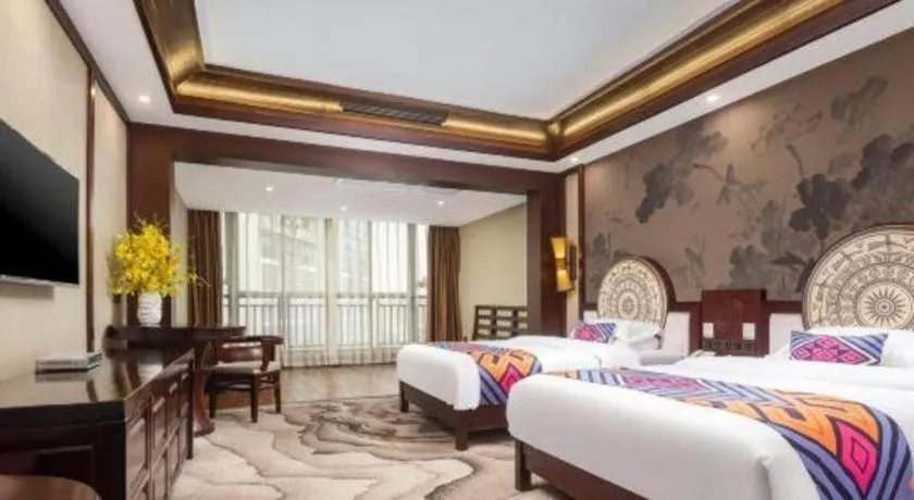 Bed in Immersing Hotels& Resort Guilin International Trade Exhibition Center
