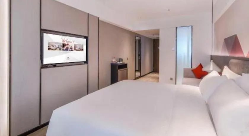 Bed in Borrman Hotel Hezhou High Speed Railway Station Guangming Avenue