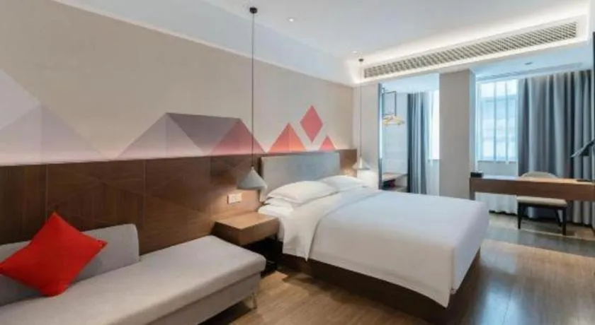 Bed in Borrman Hotel Hezhou High Speed Railway Station Guangming Avenue