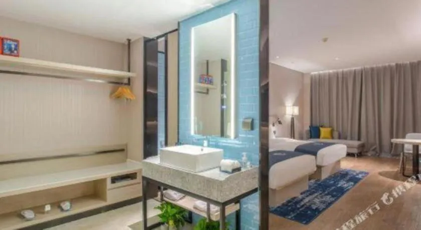 Bed in Echarm Hotel Fangchenggang Qisha