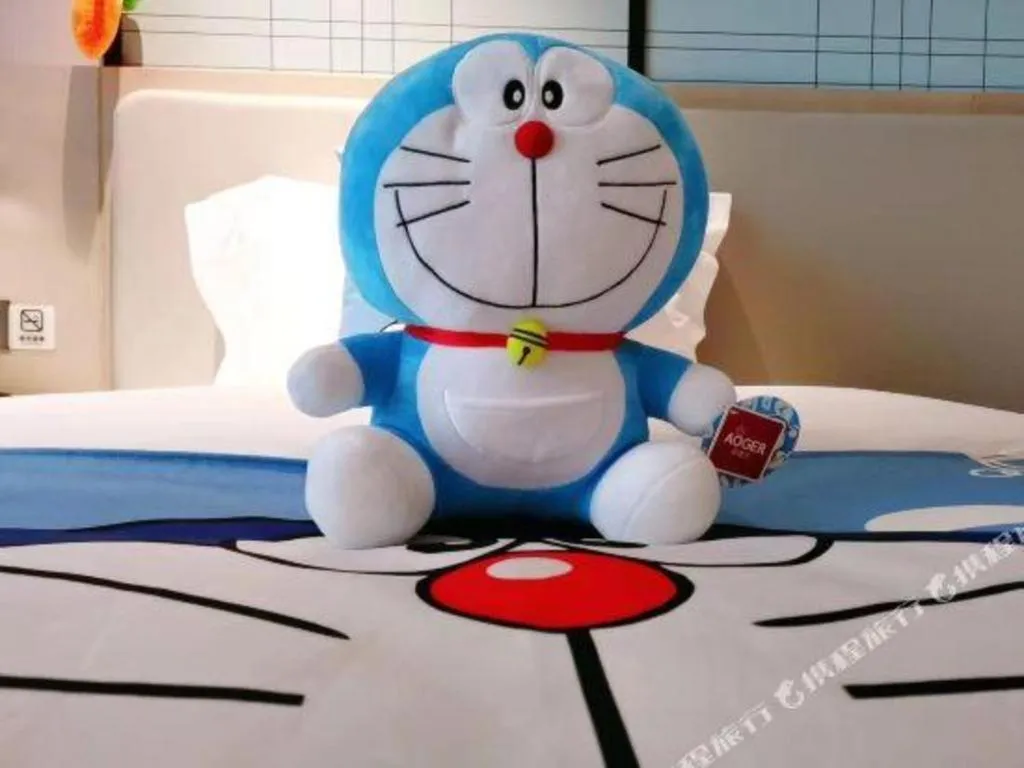 Bed in Echarm Hotel Fangchenggang Qisha