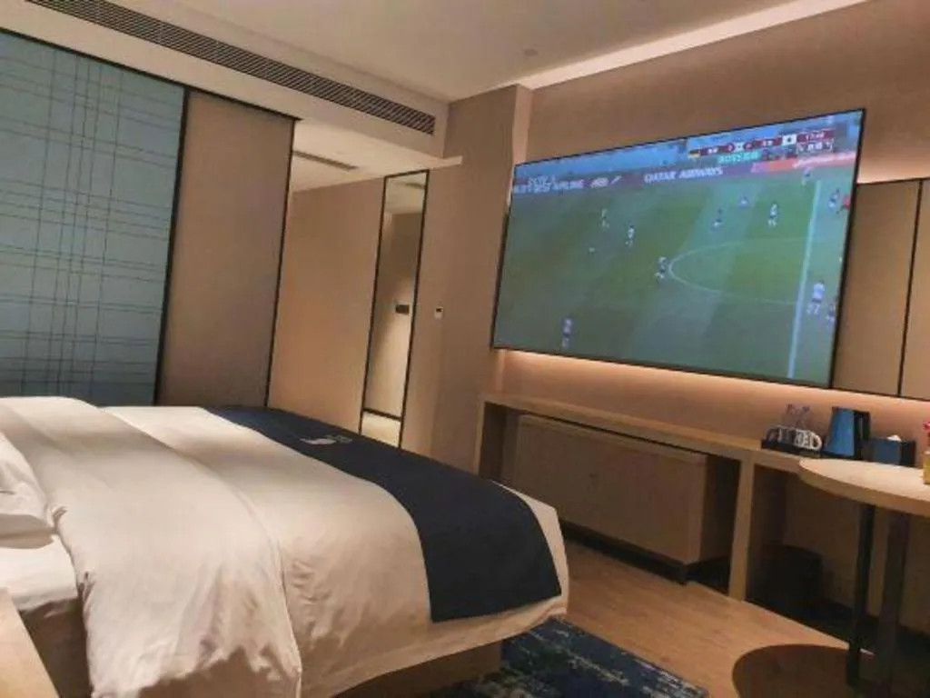 Bed in Echarm Hotel Fangchenggang Qisha