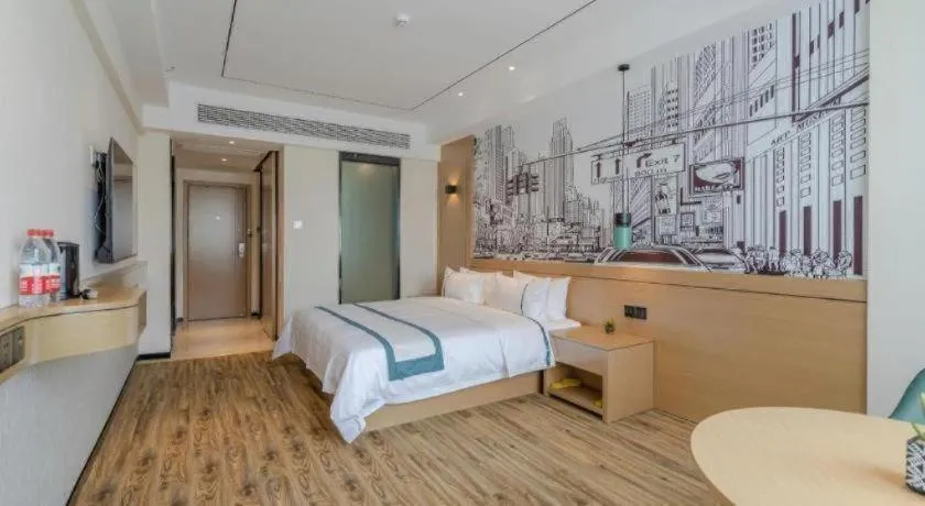 Bed in City Comfort Inn Hefei 1912 Ganghui Plaza