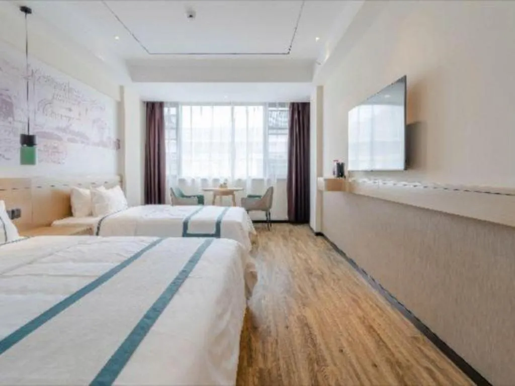 Bed in City Comfort Inn Hefei 1912 Ganghui Plaza