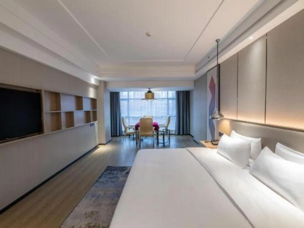 Bed in Borrman Hotel Changsha Meixi Lake West Bus Station Lugu