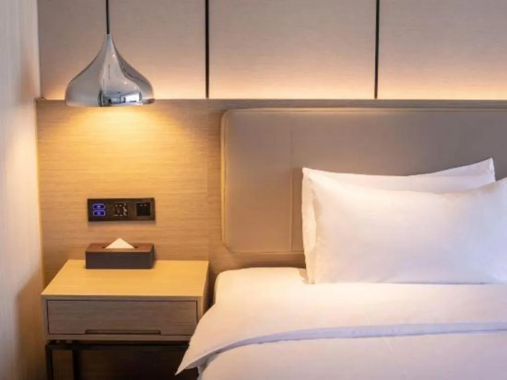 Bed in Borrman Hotel Changsha Meixi Lake West Bus Station Lugu