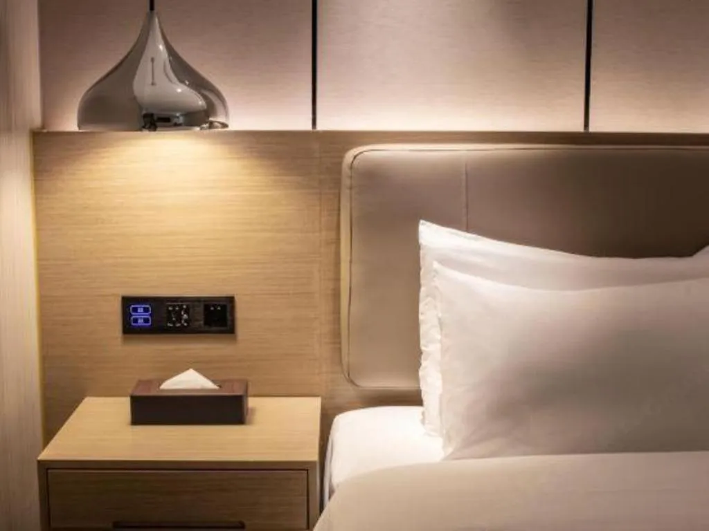 Bed in Borrman Hotel Changsha Meixi Lake West Bus Station Lugu