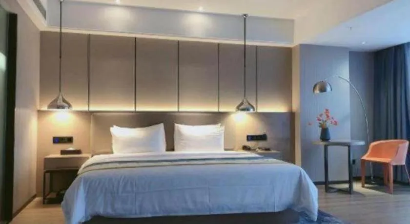 Bed in Borrman Hotel Changsha Meixi Lake West Bus Station Lugu