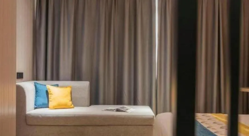 Bed in Borrman Hotel Changsha Meixi Lake West Bus Station Lugu