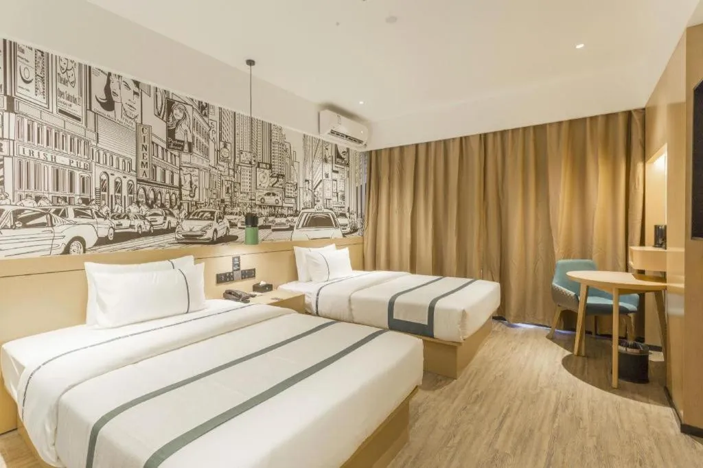 Bed in City Comfort Inn Fangchenggang Qisha