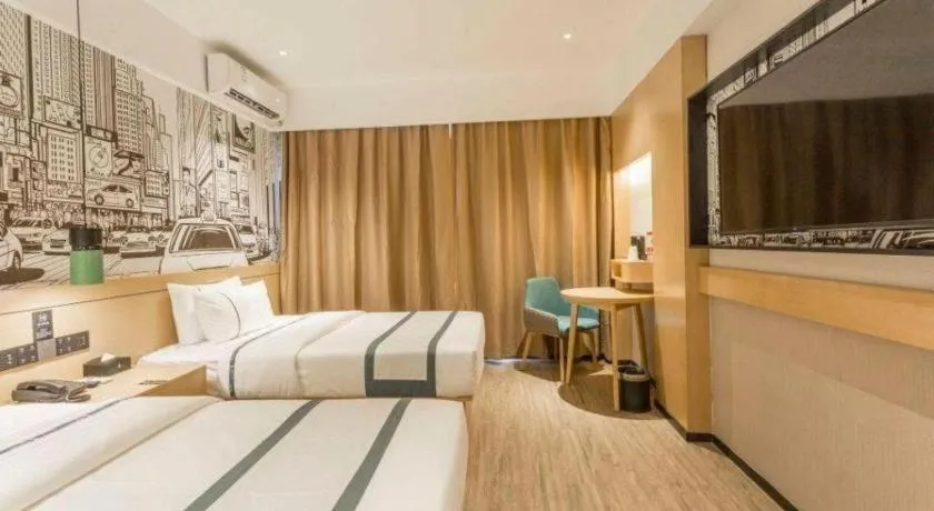 Bed in City Comfort Inn Fangchenggang Qisha