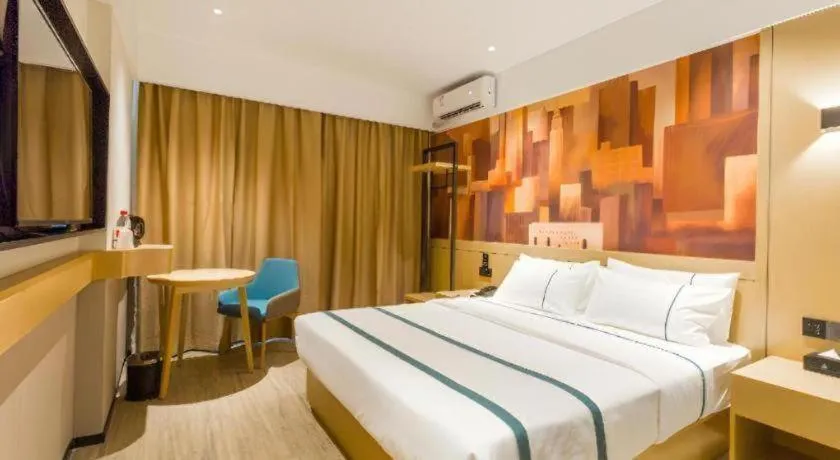 Bed in City Comfort Inn Fangchenggang Qisha