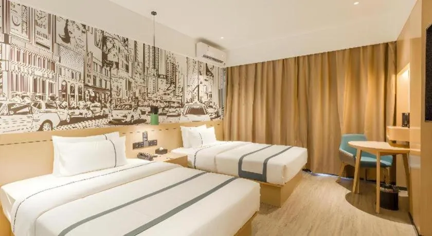 Bed in City Comfort Inn Fangchenggang Qisha