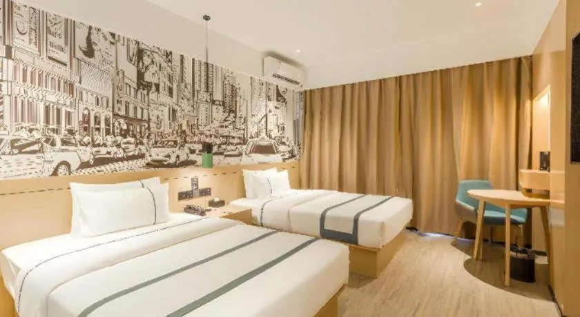 Bed in City Comfort Inn Fangchenggang Qisha