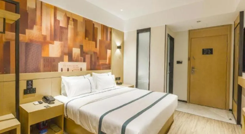 Bed in City Comfort Inn Fangchenggang Qisha