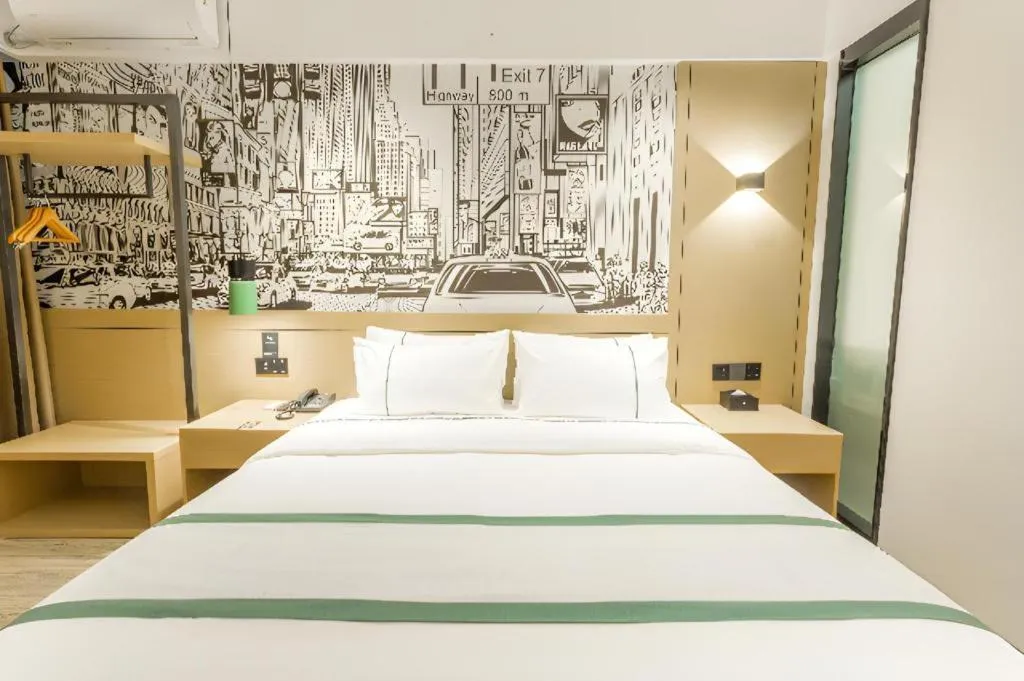 Bed in City Comfort Inn Fangchenggang Qisha