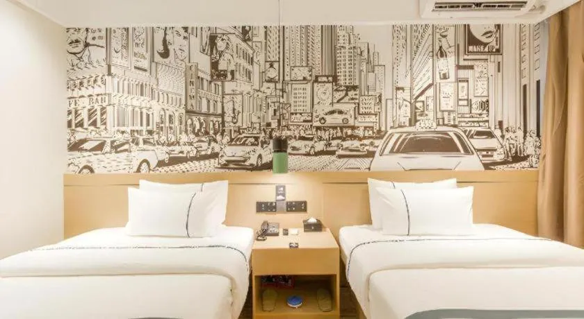 Bed in City Comfort Inn Fangchenggang Qisha