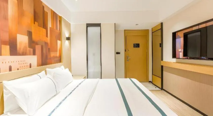 Bed in City Comfort Inn Fangchenggang Qisha