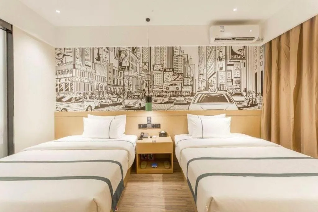 Bed in City Comfort Inn Fangchenggang Qisha