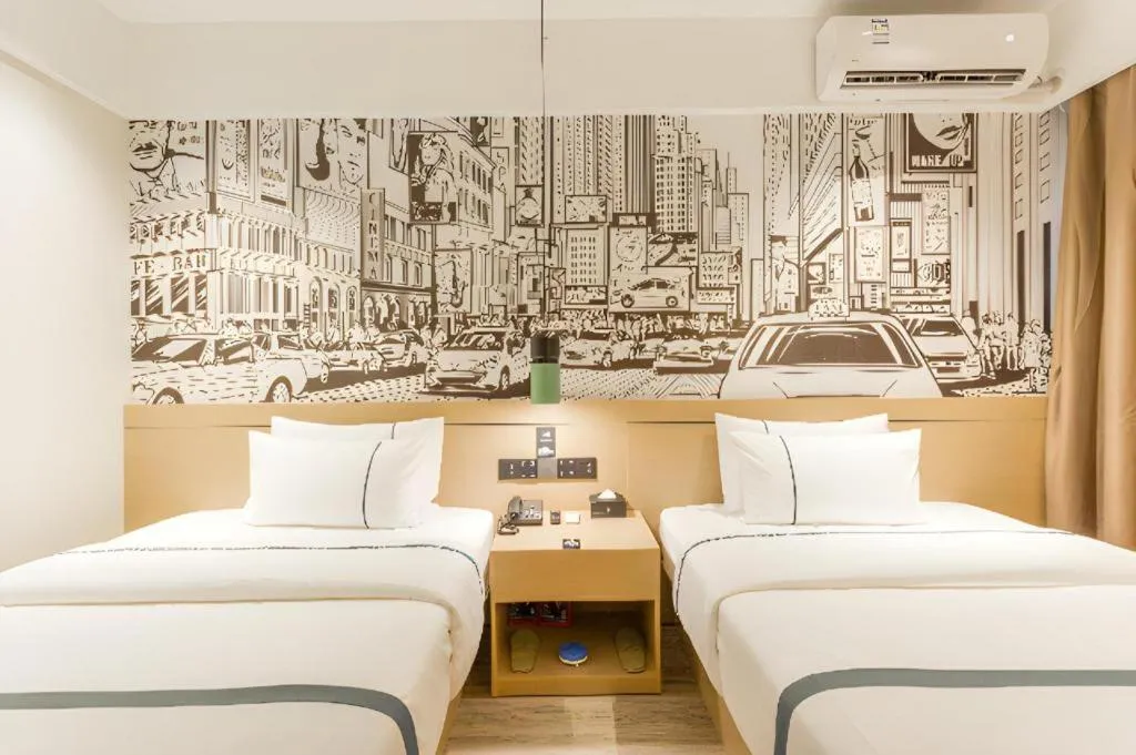 Bed in City Comfort Inn Fangchenggang Qisha