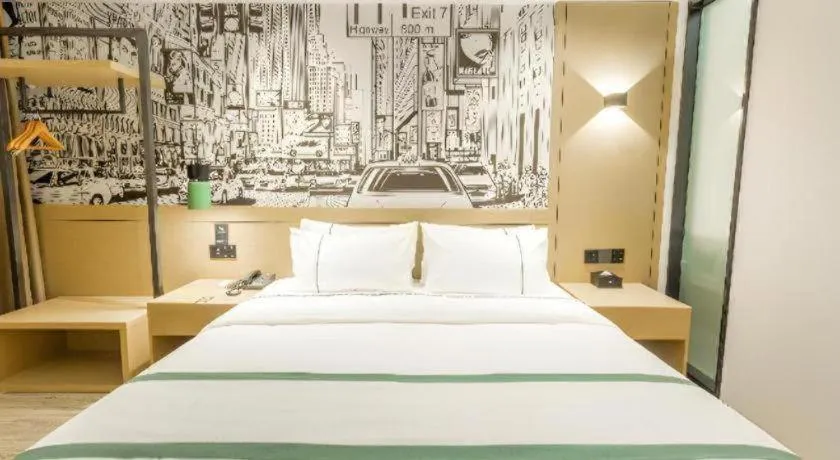 Bed in City Comfort Inn Fangchenggang Qisha