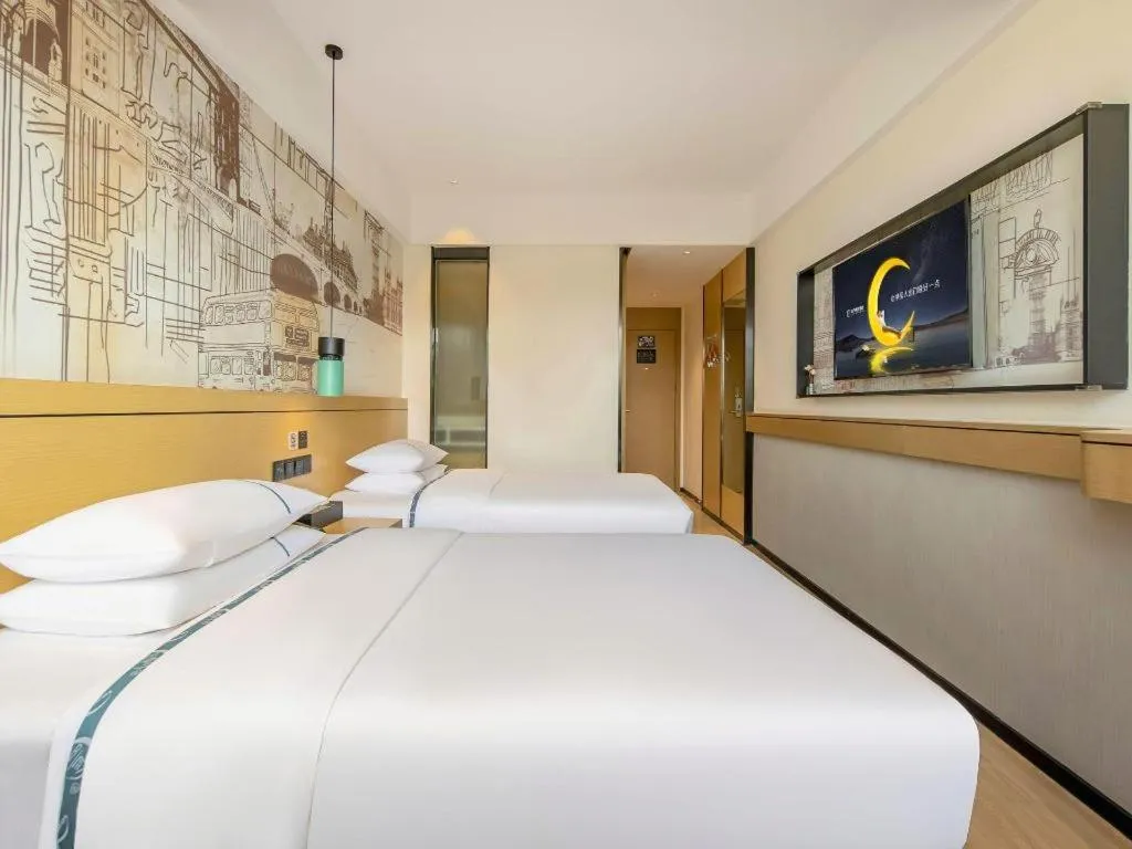 Bed in City Comfort Inn Fangchenggang Qisha