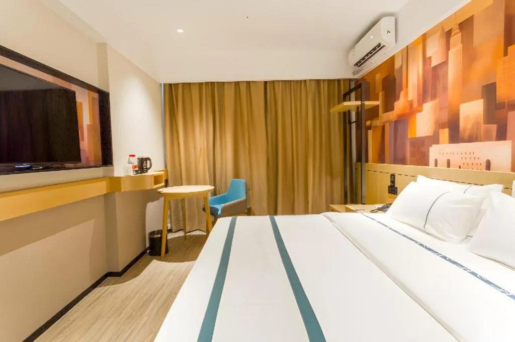 Bed in City Comfort Inn Fangchenggang Qisha