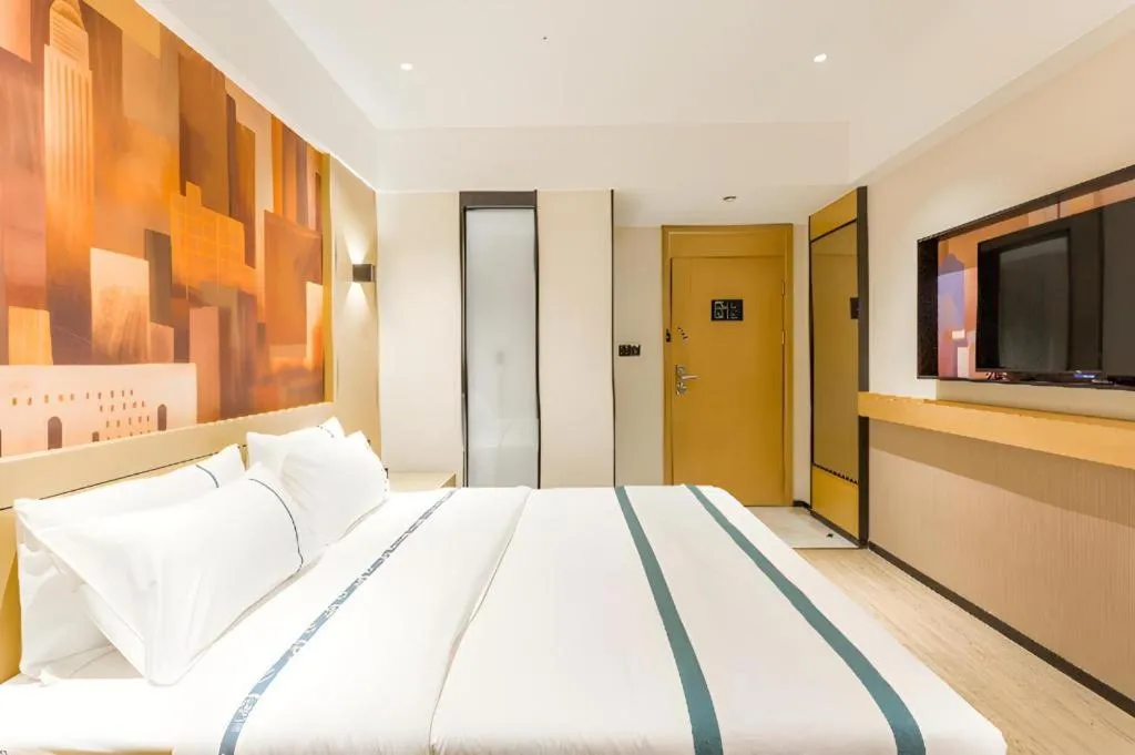 Bed in City Comfort Inn Fangchenggang Qisha