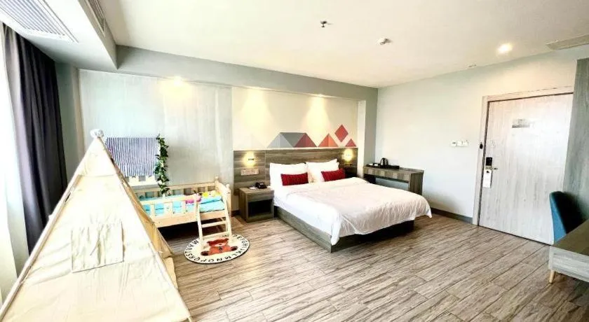 Bed in Borrman Hotel Fangchenggang Qisha