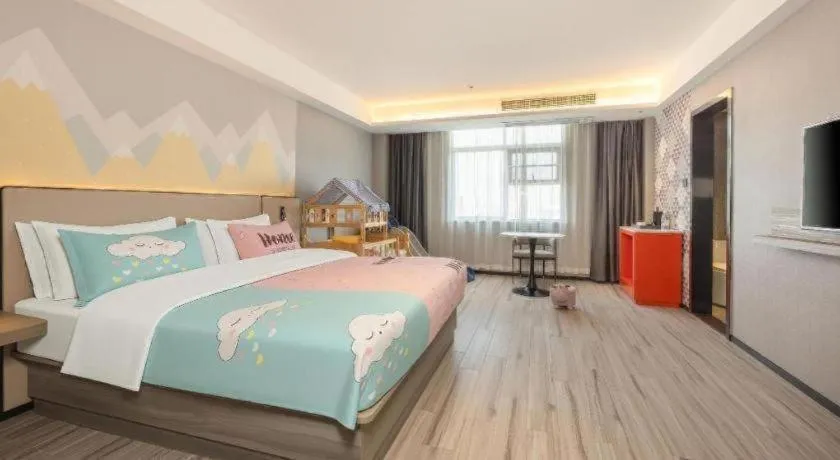 Bed in Borrman Hotel Fangchenggang Qisha