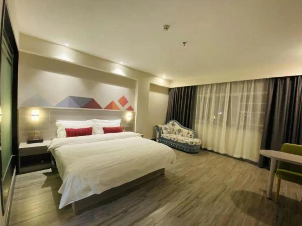 Bed in Borrman Hotel Fangchenggang Qisha