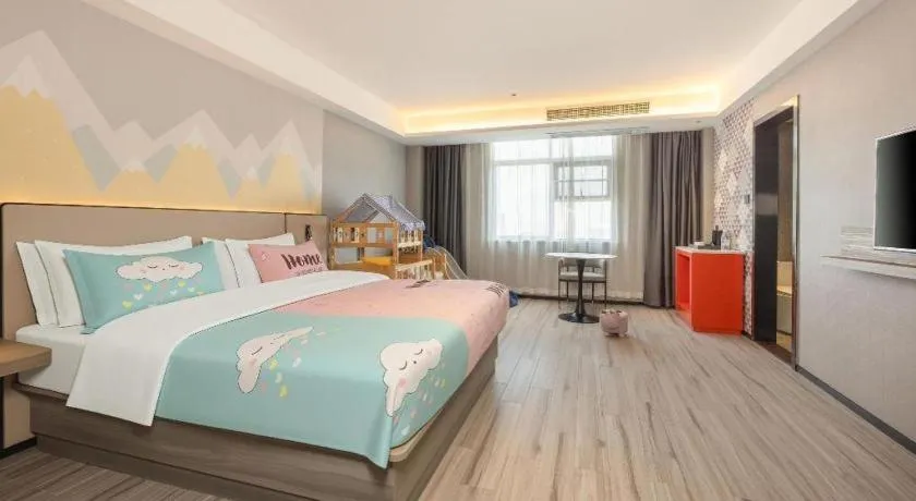 Bed in Borrman Hotel Fangchenggang Qisha