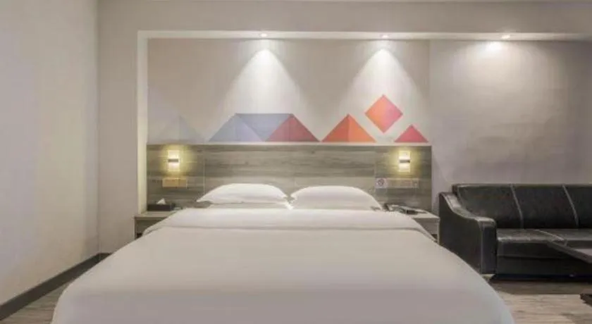 Bed in Borrman Hotel Fangchenggang Qisha