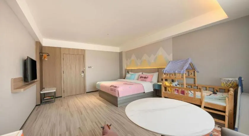 Bed in Borrman Hotel Fangchenggang Qisha