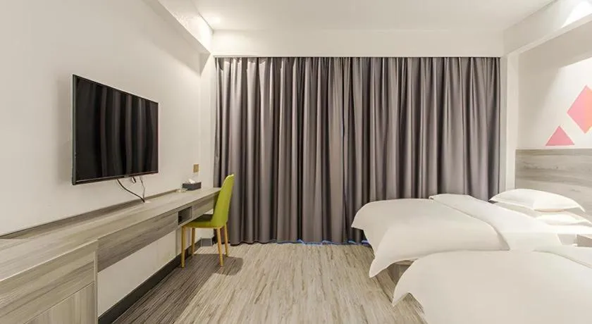 Bed in Borrman Hotel Fangchenggang Qisha