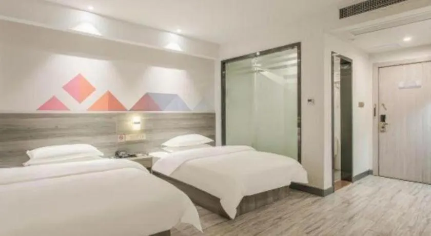 Bed in Borrman Hotel Fangchenggang Qisha