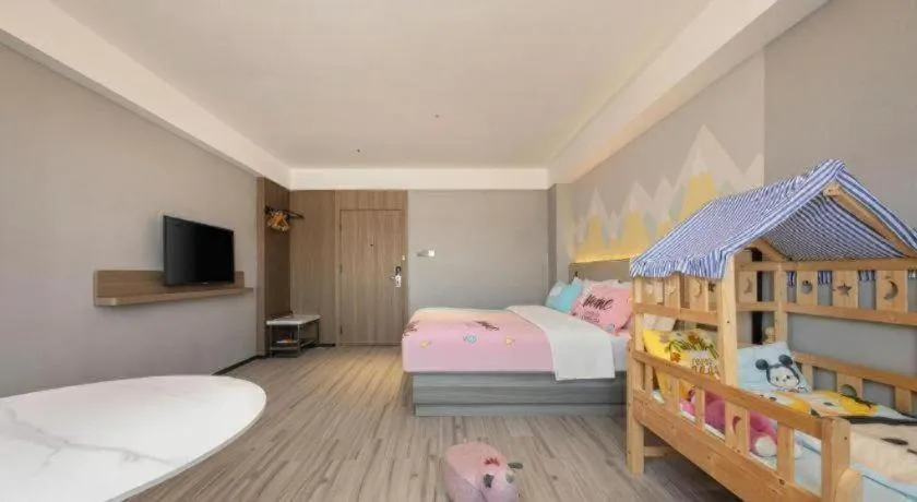 Bed in Borrman Hotel Fangchenggang Qisha