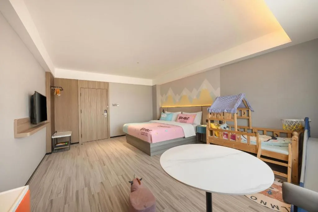 Bed in Borrman Hotel Fangchenggang Qisha