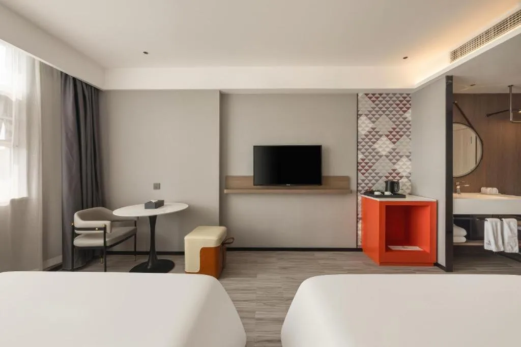 Bed in Borrman Hotel Fangchenggang Qisha