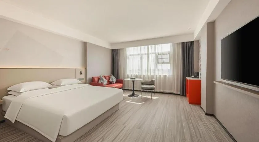 Bed in Borrman Hotel Fangchenggang Qisha