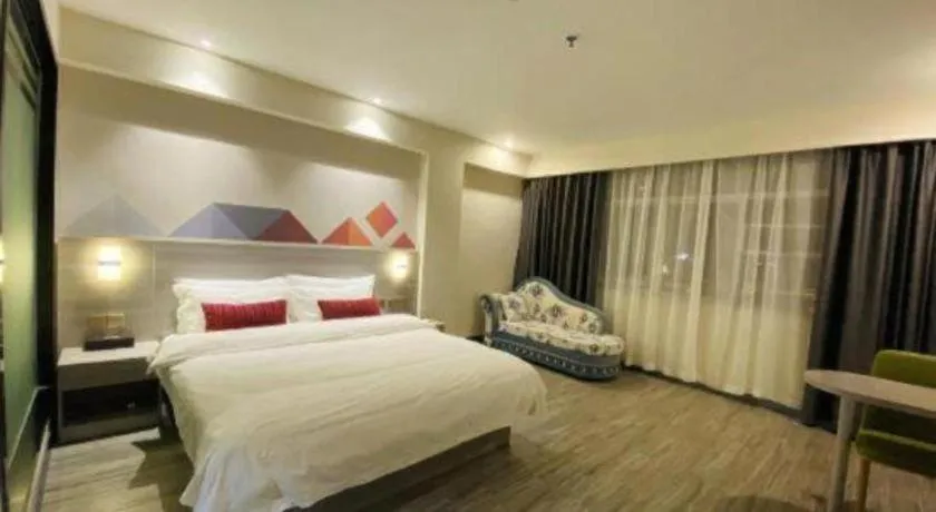 Bed in Borrman Hotel Fangchenggang Qisha