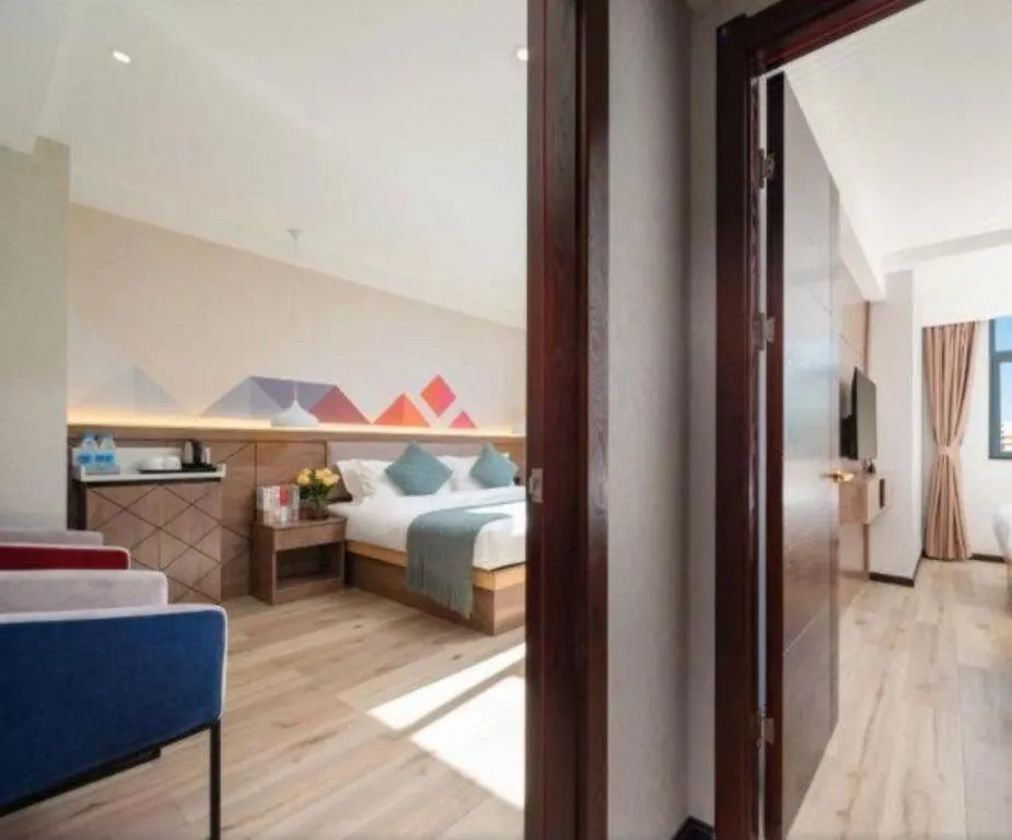 Bed in Borrman Hotel Yuxi Yuxing Road