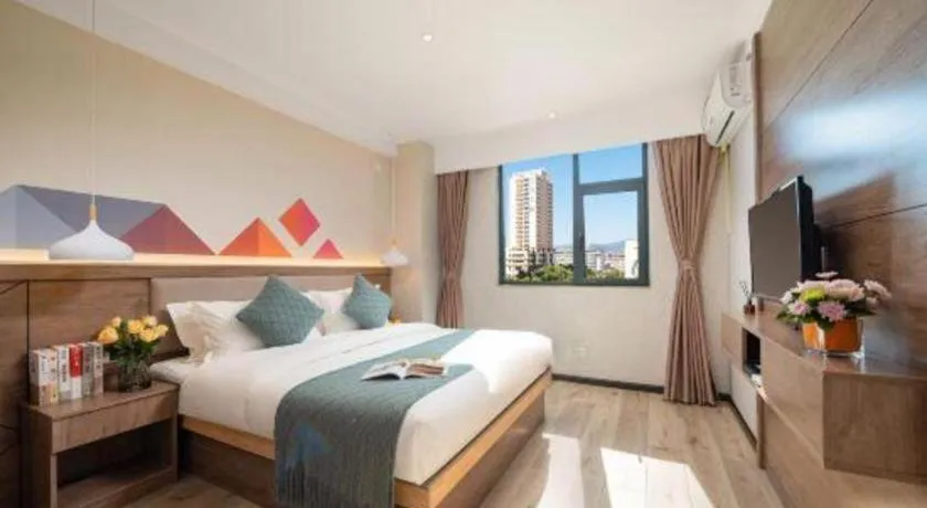 Bed in Borrman Hotel Yuxi Yuxing Road