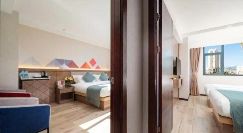 Bed in Borrman Hotel Yuxi Yuxing Road